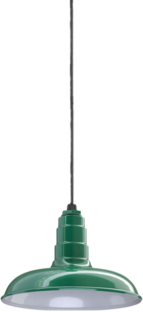 Malibu Color Green Interior Color White with a 4 ft Black Cord